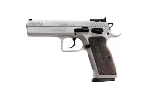 EAA Corp Tanfoglio Witness Elite Stock II 10mm Pistol, Chrome - 600615