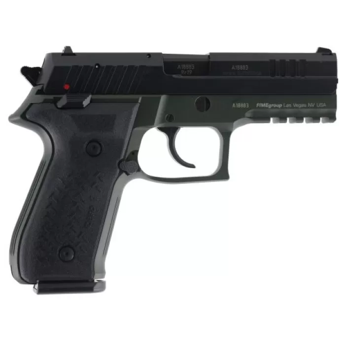 Fime Group Rex Zero 1 Standard 9mm Pistol, Hardcoat Anodized OD Green - REXZERO1S-07