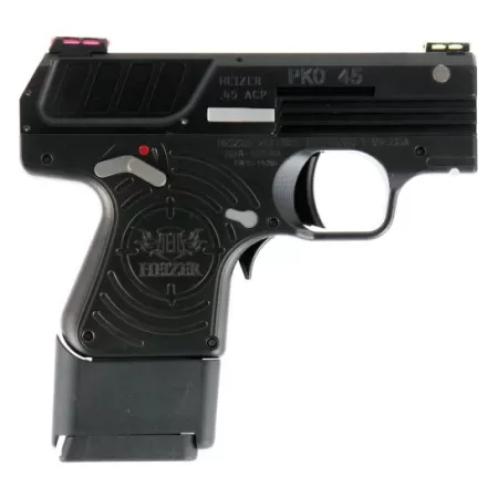 Heizer Defence PKO .45 ACP Semi-Automatic Pistol, Jet Black - CKH45JTBLK