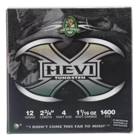 Hevi-Shot Hevi-X 2.75" 12 Gauge Ammo 4, 25/box - 50274