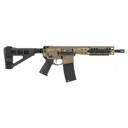 LWRC IC DI 10.5" 5.56 Semi-Auto AR-15 Pistol, FDE - ICDIP5CK10BR