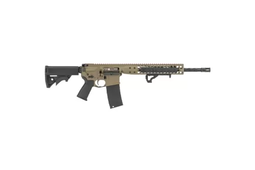 LWRC IC DI Standard 5.56 Semi-Auto AR-15 Rifle 6 Position Stock, FDE - ICDIRCK16