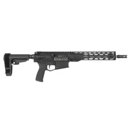Radical Firearms .308 Win/7.62 Semi-Automatic AR Pistol w/ 12" TMS and SBA3, Hardcoat Anodized Black/Stainless Steel - RBP10-308-12