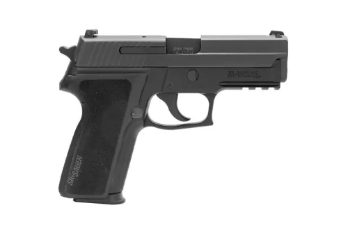 Sig Sauer P229 Nitron Compact 9mm Semi-Automatic Pistol, Hardcoat Anodized Black - 229R-9-BSS-CA