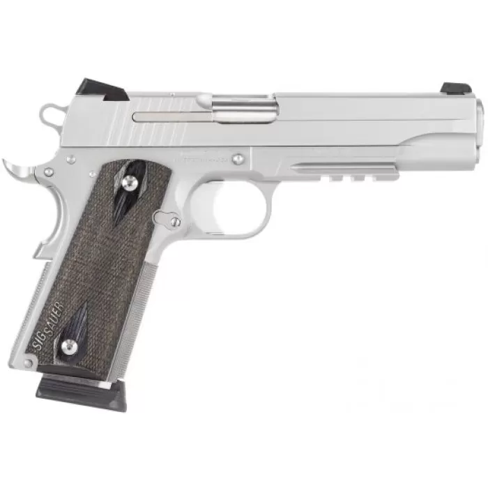 Sig Sauer 1911 California Compliant .45 ACP Semi-Automatic Pistol, Stainless - 1911R-45-SSS-CA