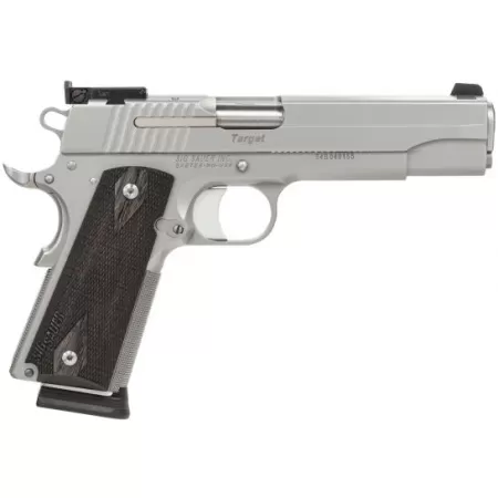 SIG SAUER 1911 Stainless Target 5in 45 ACP 8rd Pistol, CA Compliant (1911-45-S-TGT-CA)