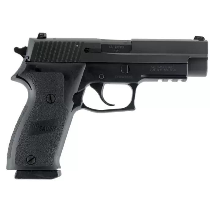 Sig Sauer P220 Nitron Full-Size .45 ACP Semi-Automatic Pistol, Hardcoat Anodized Black - 220R-45-BSS-CA