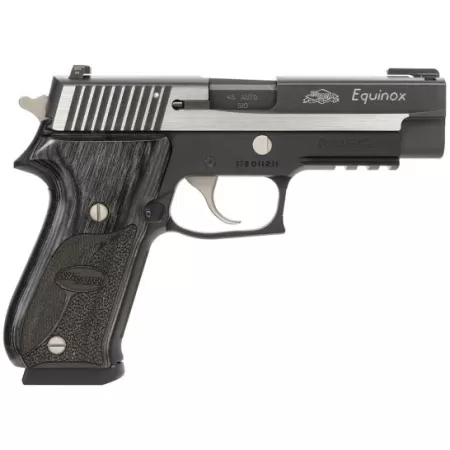 Sig Sauer P220 Equinox .45 ACP Pistol, Hardcoat Anodized Black - 220R-45-EQ-CA