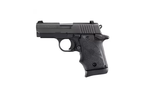 Sig Sauer P938 BRG Micro-Compact 9mm Semi-Automatic Pistol, Hardcoat Anodized Black - 938M-9-BRG-AMBI