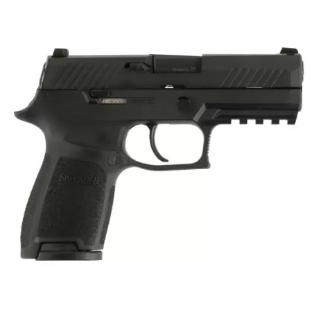 Sig Sauer P320 Nitron Compact 9mm Semi-Automatic Pistol, Blk - 320C-9-B-10