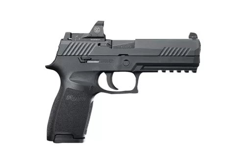 SIG SAUER P320 Full Size 9mm 4.7in 10rd Semi-Automatic Pistol with Romeo1 Reflex Sight (320F-9-BSS-RX-10)
