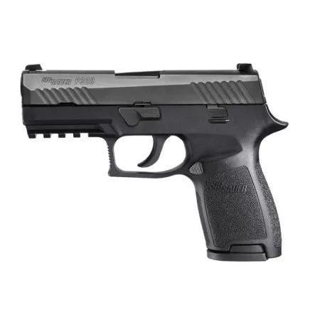 Sig Sauer P320 Nitron Compact 9mm Semi-Automatic Pistol, Blk - 320C-9-BSS-MS-MA