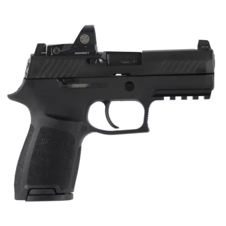 SIG SAUER P320 Compact 9mm 3.9in 10rd Semi-Automatic Pistol with Romeo1 Reflex Sight (320C-9-BSS-RX-10)