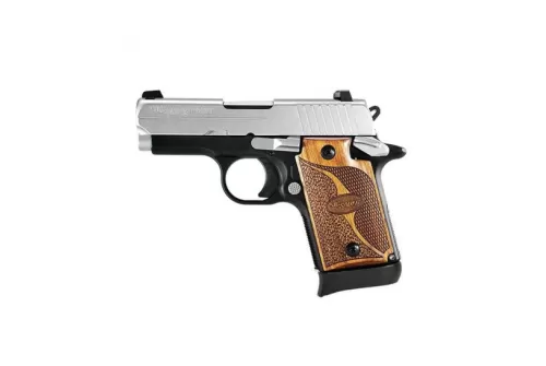 Sig Sauer P938 SAS Micro-Compact 9mm Semi-Automatic Pistol, Hardcoat Anodized Black - 938M-9-SAS-AMBI