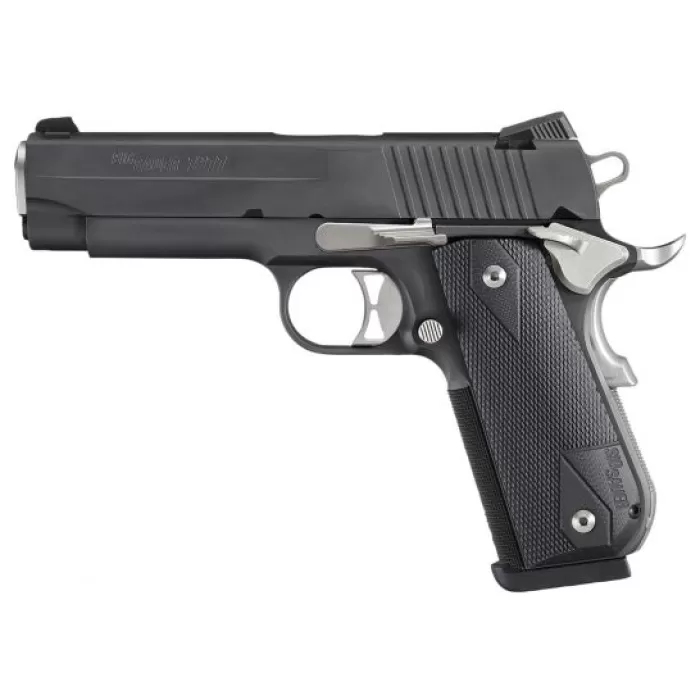 Sig Sauer 1911 Fastback Nightmare Carry .45 ACP Semi-Automatic Pistol, Black Nitron - 1911FCAM-45-NMR