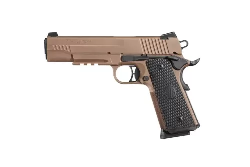 Sig Sauer 1911 Emperor Scorpion Full-Size .45 ACP Semi-Automatic Pistol, FDE PVD - 1911RM-45-ESCPN