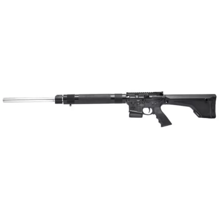 STAG ARMS 15 Semi Auto Rifle LH, 5.56, 24"SS Bull, Hogue HG, Magpul Fixed Rifle Stock, Mil Spec Trigger STAG800002L
