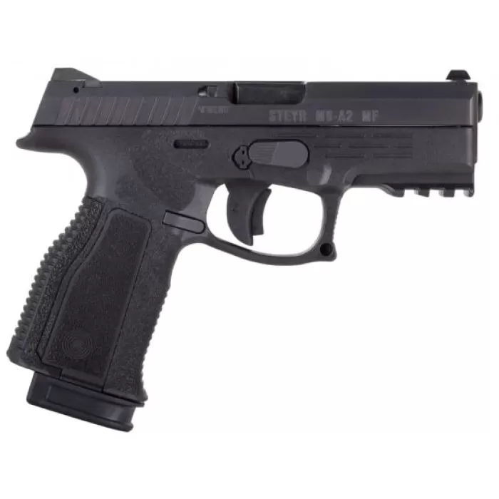 Steyr Arm M9-A2 MF 9x19mm Semi-Automatic Mechanically Locked Recoil-Operated Pistol, Blk - 78.221.2HO