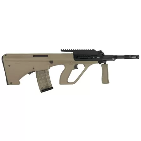 Steyr Arm AUG A3 M1 with High Rail .223 Rem/5.56 Semi-Automatic Rifle w/ High 16-Slot Rail, Mud - AUGM1MUDH