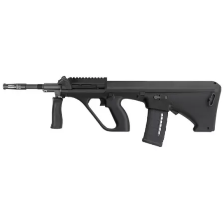 Steyr Arm AUG A3 M1 NATO with Short Rail .223 Rem/5.56 Semi-Automatic Rifle w/ Short 11-Slot Rail, Hard Eloxal Coated - AUGM1BLKNATOS