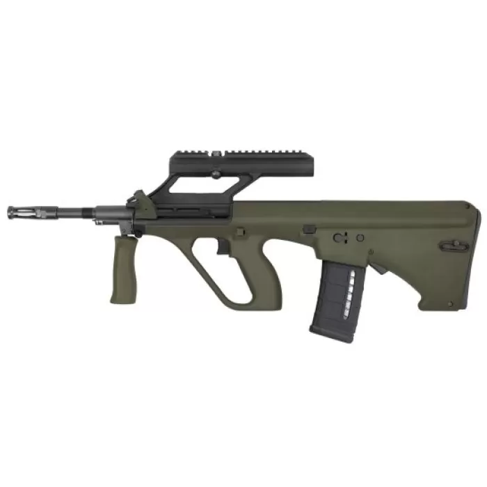 Steyr Arm AUG A3 M1 NATO with 3x Optic .223 Rem/5.56 Semi-Automatic Rifle, OD Green - AUGM1GRNNATOO3