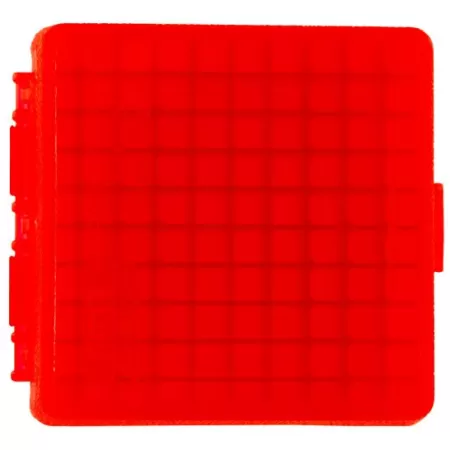 MTM Flip-Top For 22 Mag - 17 HMR 100 Round Clear Red Ammo Box (P-100-22M-29)