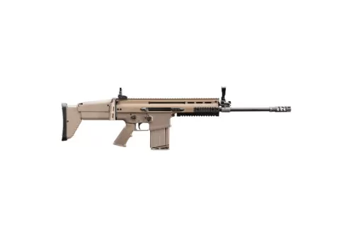 FN America FN SCAR 17S .308 Win/7.62 Semi-Automatic AR-10 Rifle, FDE - 98641-1