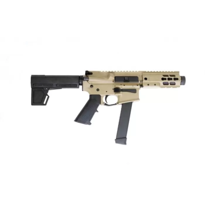 Brigade Manufacturing 5.5" 9mm AR Pistol, Cerakote FDE - A0915521 Brigade Manufacturing 5.5" 9mm AR Pistol, Cerakote FDE - A0915521