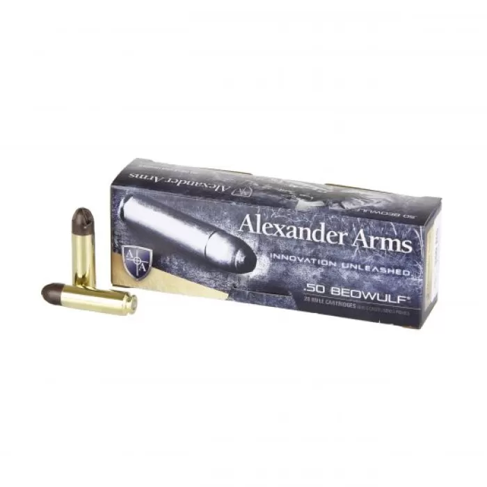 Alexander Arms PolyCase Inceptor 200 gr ARX .50 Beowulf Ammo, 20/box - A-B200ARXBX