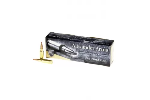 ALEXANDER ARMS LLC OEM 6.5 GRENDEL 129GR BALLISTIIC TIP 20 ROUNDS PER BOX