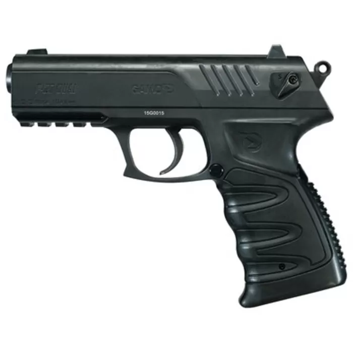 P-27 Dual .177 Caliber Pellets/BB's Rifled Steel Barrel 12grs CO2 Power 16 Double Magazine Black P-27 Dual .177 Caliber Pellets/BB's Rifled Steel Barrel 12grs CO2 Power 16 Double Magazine Black