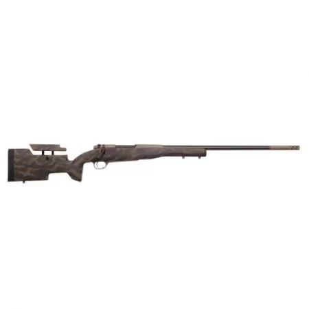 Weatherby Mark V Accumark Elite .30-378 Weatherby Mag Bolt Action RH Rifle, Brown Sponge Pattern Accent - MAE01N303WR8B