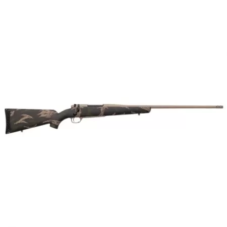 Weatherby Mark V Backcountry 6.5 Weatherby RPM Bolt Action RH Rifle, Green and Tan Sponge Pattern Accent - MBC01N65RWR6B