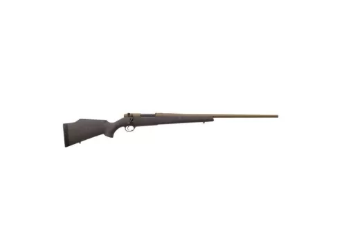 Weatherby Mark V Weathermark .6.5-300 Weatherby Mag Bolt Action Rifle, Matte Gel Coat and Burnt Bronze Spiderweb Accent - MWB01N653WR8B