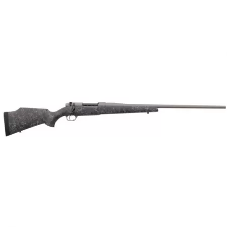 Weatherby Mark V Weathermark 6.5 Weatherby RPM Bolt Action Rifle, Matte Gel Coated Black, Spiderweb Accent - MWM01N65RWR4T