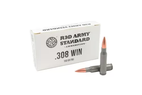 Red Army Standard 150 gr FMJ .308 Win Ammo, 20/box - AM3090
