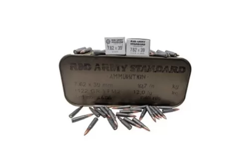 Red Army Standard 122 gr FMJ 7.62x39mm Ammo, 640rd Spam Can - AM3266