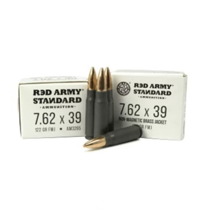 Century Arms 122 gr FMJBT 7.62x39mm Ammo, 20/box - AM3265