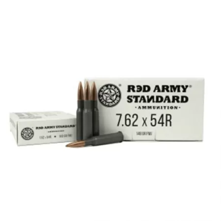 Century Arms 148 gr FMJ 7.62x54mmR Ammo, 20/box - AM3093