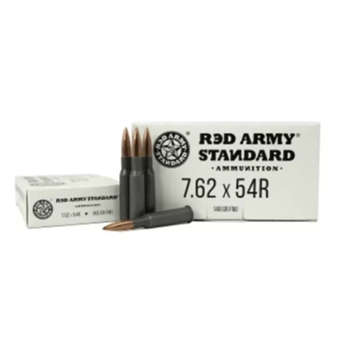 Century Arms 148 gr FMJ 7.62x54mmR Ammo, 20/box - AM3093 Century Arms 148 gr FMJ 7.62x54mmR Ammo, 20/box - AM3093