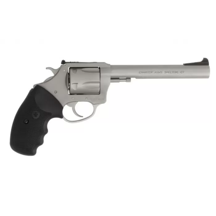 Charter Arms Target Bulldog Large .44 Spl Revolver, Stainless - 74460