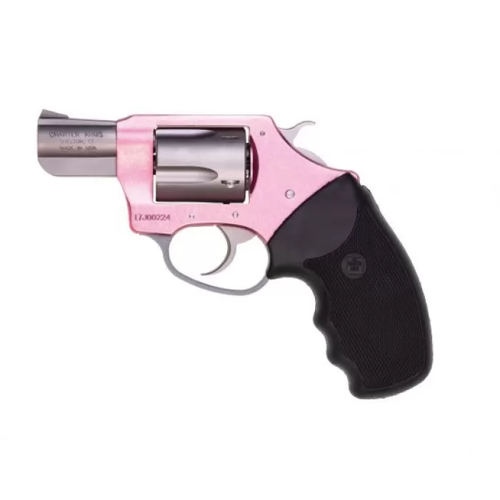 Charter Arms Southpaw .38 Spl +P Revolver, 2-Tone Pink and Matte - 93830 Charter Arms Southpaw .38 Spl +P Revolver, 2-Tone Pink and Matte - 93830