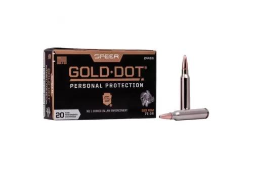 Speer 75 gr GDSP .223 Rem Ammo, 20/pack - 24469