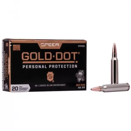 Speer 62 gr GDSP .223 Rem Ammo, 20/pack - 24461