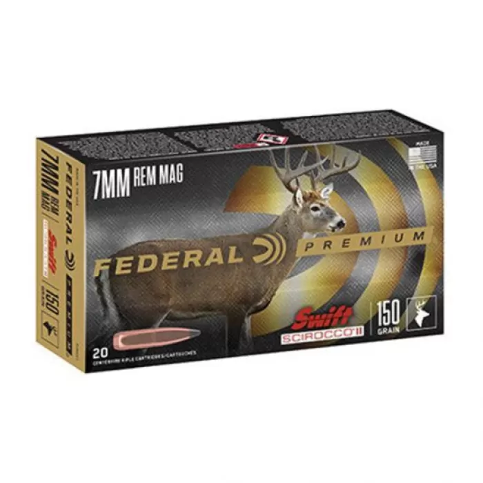 Federal 165 gr Swift Scirocco II .30-06 Spfld Ammo - P3006SS1