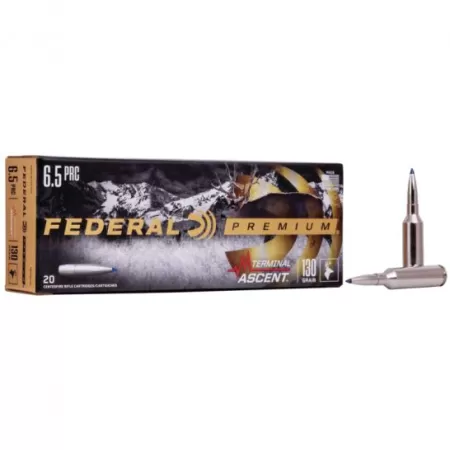 Federal 130 gr Terminal Ascent 6.5 PRC Ammo, 20/pack - P65PRCTA1
