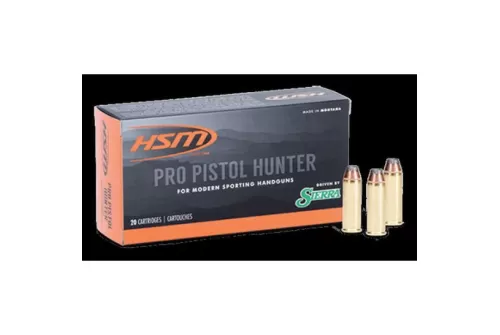 HSM Ammunition Pro Pistol 300 gr JSP .45 LC Ammo, 20/pack - HSM-45C-9-N-20
