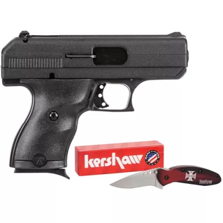 Hi-Point Compact 9mm 8+1 Round Semi Auto Handgun, Black - 916HCKNIFE