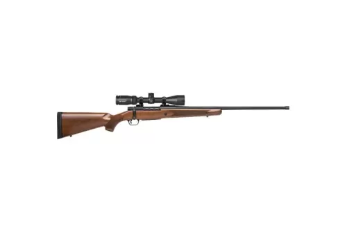 Mossberg Patriot Walnut .300 Win Mag Bolt Action Rifle w/ 3-9x40mm Vortex Crossfire II Scope, Brown - 28124
