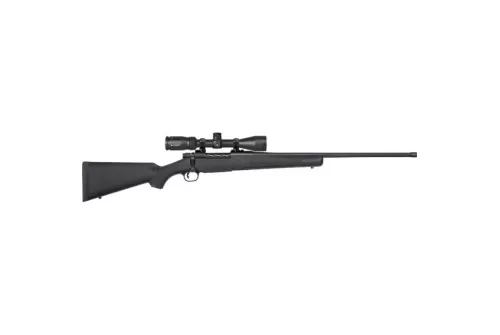 Mossberg Patriot Synthetic 7mm Rem Mag Bolt Action Rifle w/ 3-9x40mm Vortex Crossfire II Scope, Blk - 28125